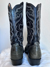 Load image into Gallery viewer, VINTAGE EL DORADO OSTRICH LEG COWBOY BOOTS