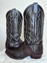 Load image into Gallery viewer, VINTAGE J. CHICHOLM TEJU COWBOY BOOTS
