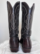 Load image into Gallery viewer, VINTAGE J. CHICHOLM TEJU COWBOY BOOTS