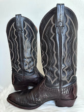 Load image into Gallery viewer, VINTAGE J. CHICHOLM TEJU COWBOY BOOTS