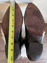 Load image into Gallery viewer, VINTAGE TONY LAMA GOLD LABEL SILVER TIP COWBOY BOOTS