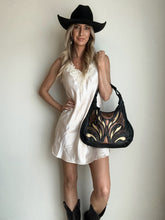 Load image into Gallery viewer, WESTERN PATCHWORK LEATHER HOBO PURSE