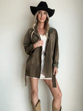 Load image into Gallery viewer, SAGE LEATHER JACKET