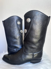 Load image into Gallery viewer, VINTAGE TONY LAMA LEATHER &amp; SILVER CONCHO COWBOY BOOTS
