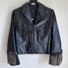 Load image into Gallery viewer, DAKOTA FRINGE LEATHER JACKET