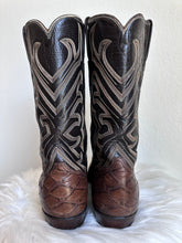 Load image into Gallery viewer, VINTAGE TONY LAMA EL REY EXOTIC COWBOY BOOTS