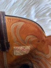 Load image into Gallery viewer, VINTAGE TONY LAMA EL REY EXOTIC COWBOY BOOTS