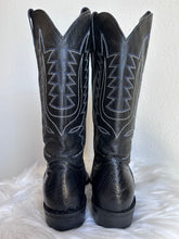 Load image into Gallery viewer, VINTAGE 'BOTAS JR ROBERT' LIZARD PRINT COWBOY BOOTS