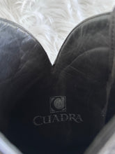 Load image into Gallery viewer, CUADRA BLACK TEJU LIZARD COWBOY BOOTS